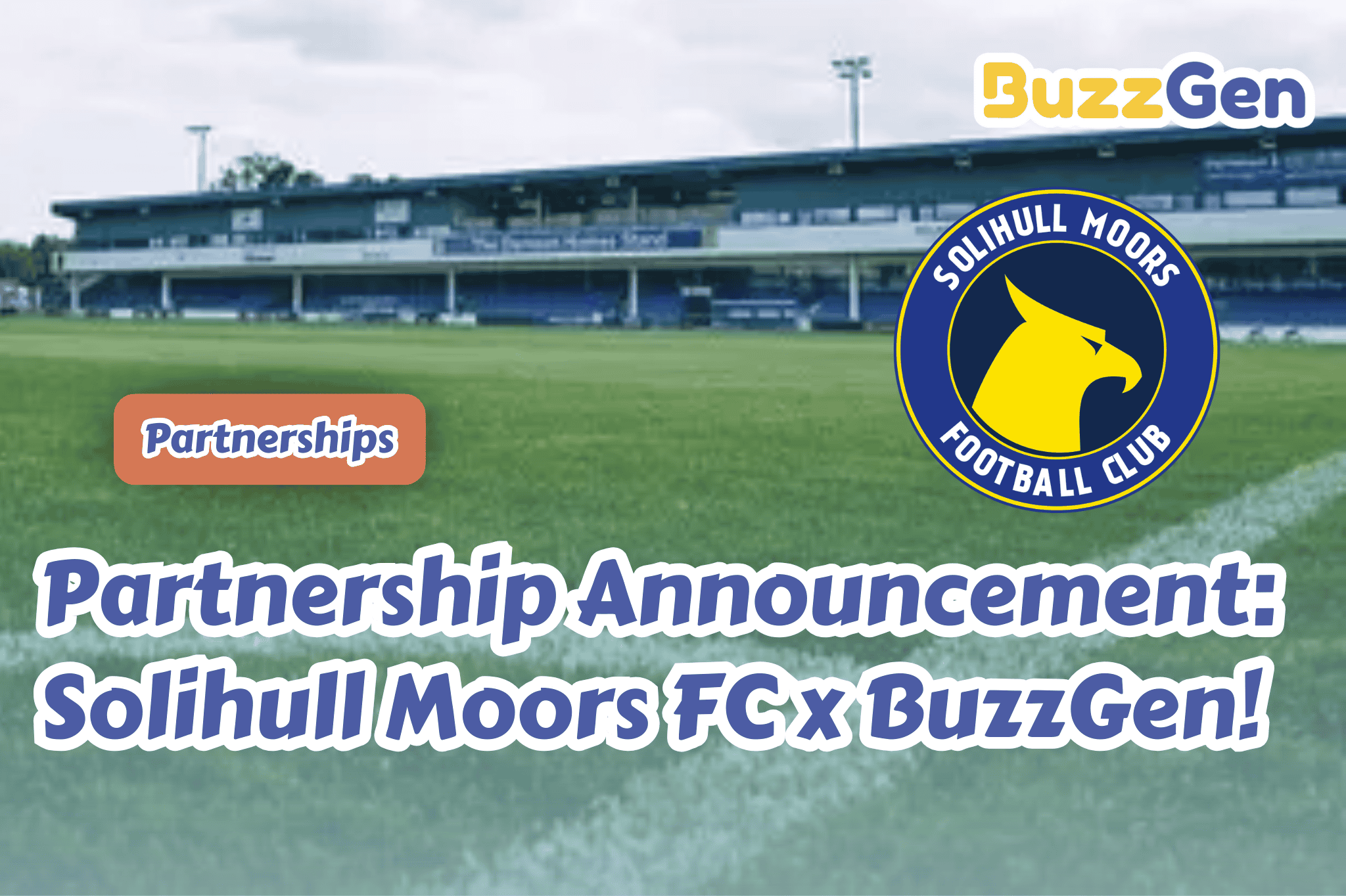 BuzzGen Joins Forces With Solihull Moors as Official Partners for the 2024-2025 Season!