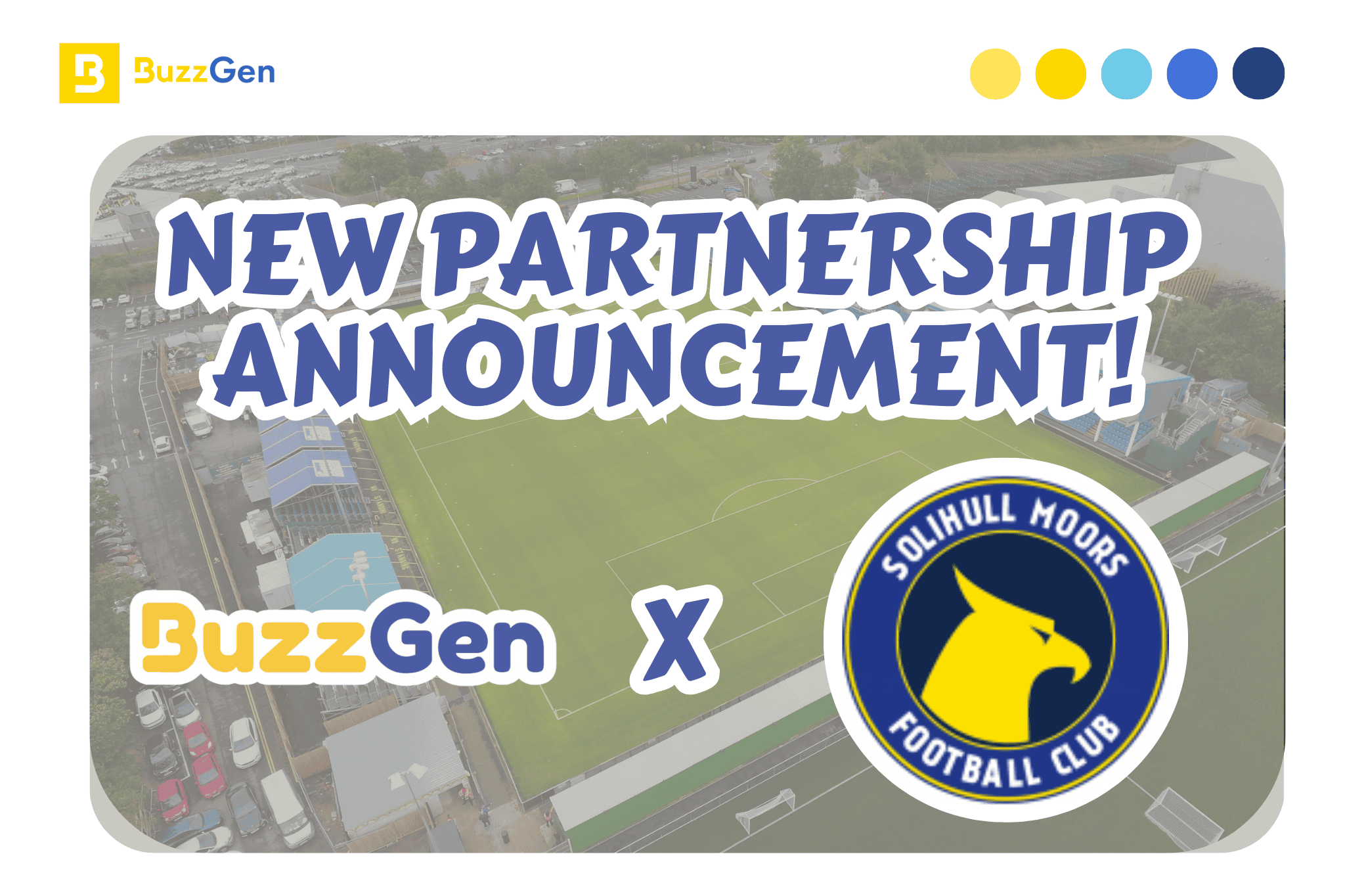 BuzzGen Joins Forces With Solihull Moors as Official Partners for the 2024-2025 Season!
